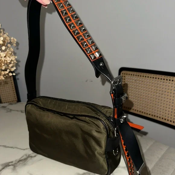 Prada Olive Green Crossbody Bag - Picture 4 of 7